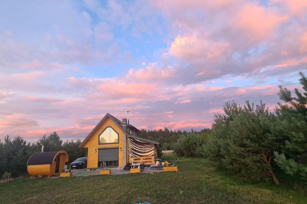 Dom Male Mazury Villa Drozdowo Bagian luar foto
